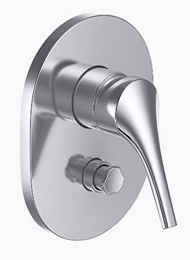 Vive Exposed Bath and Shower Trim Polished Chrome - (K-23971IN-4FP-CP)