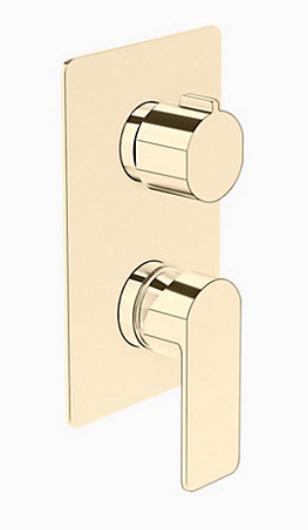 Parallel Exposed Square Shower Trim French Gold - (K-23497IN-4-AF)