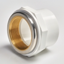 25 X 20 mm ASTM UPVC Female Brass Threaded Reducing Adapter SCH 40 M052801716