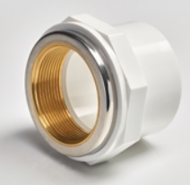20 X 15 mm ASTM UPVC Female Brass Threaded Reducing Adapter SCH 80 M052801714