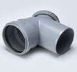 75 mm PVC SWR Selfit 87.5 Degree Bend with Door M252001307