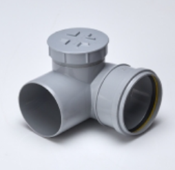 75 mm PVC SWR Selfit 87.5 Degree Bend with Left Hand Side Door M252001407