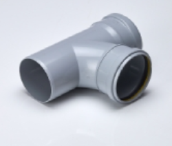 110 mm PVC SWR Selfit Swept Tee M252000909