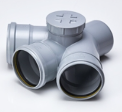 110 mm PVC SWR Selfit Double Y with Door M252002409