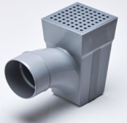 110 mm PVC SWR Selfit Square Gully Trap M252003409