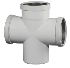 160 mm SWR Drainage Cross Tee (RxRxRxSpg Socket Type) MP1SRPCT160L