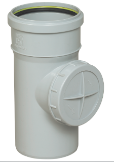 90 mm SWR Drainage Cleaning Pipe (CRxSpg Socket Type)