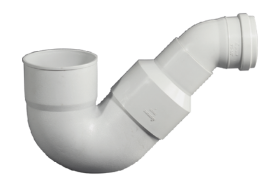 110 X 75 mm SWR Drainage Bell Mouth Trap (SXR Socket Type) Fix 'O' Ring NP1SRPBM110L