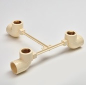 25 mm X 15 mm C-PVC Top Side Adaptor (3 in 1 Wall Mixer Adaptor) M512510815