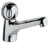 Pillar Cock Long Neck Quarter Turn Chrome Finish - CQT-CHR-23021B