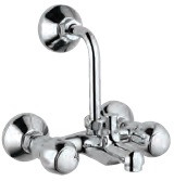 Wall Mixer with Provision for Overhead Shower Quarter Turn Chrome Finish - CQT-CHR-23273UPR