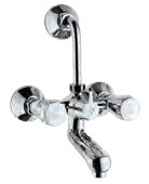 Wall Mixer with Provision for Overhead Shower Full Turn Chrome Finish - CON-CHR-273KNUPR