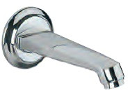 Bathtub Spout with Wall Flange Chrome Finish - SPJ-CHR-429