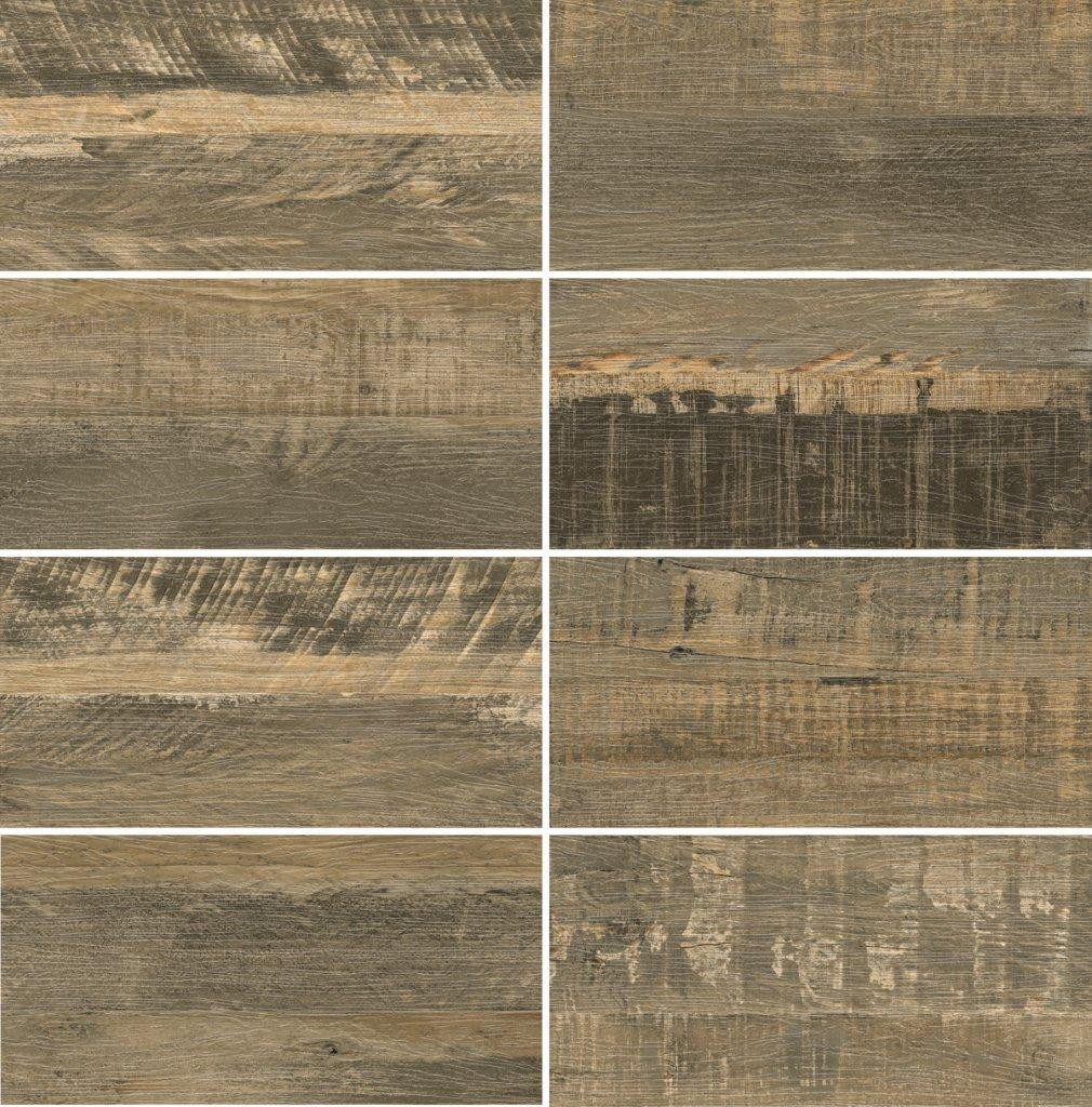 300 x 600 mm Glitter Neo Wood Teak Digital Glazed Vitrified Wall Tile - Matt Finish