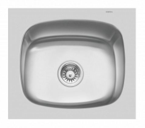 535 mm x 455 mm Domino Lite Single Bowl Sink Matt Finish B4621103