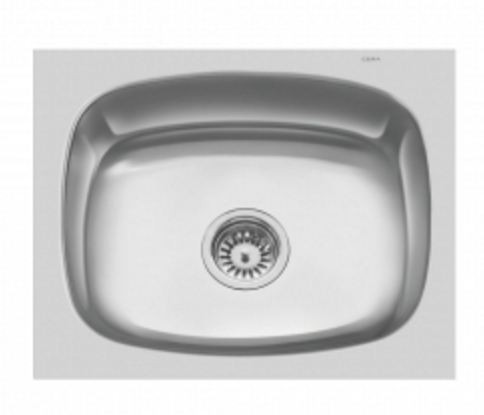 510 mm x 430 mm Dora Lite Single Bowl Sink Matt Finish B4621104