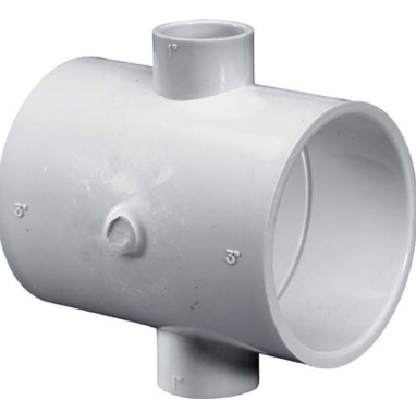 63 x 20 mm PVC Reducing Cross Tee Class 4kg MP1A4CTF063L