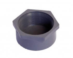 110 x 100 mm PVC End Cap (Threaded) Class 6kg MP1A6ECT111L