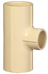 150 x 80 mm C-PVC Reducing Tee SCH80 MC1P8RT10X8I