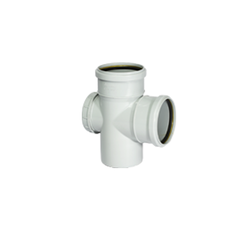 160 mm SWR Drainage Single Tee with Door (SxSxSpg Socket Type) NP1SPTDT160L