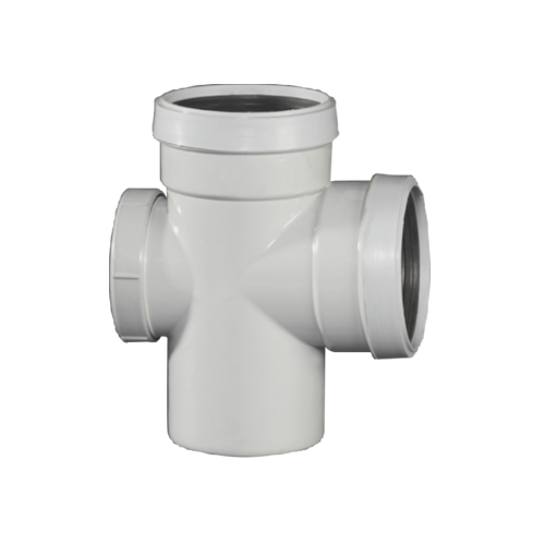 110 mm SWR Drainage Single Tee with Right Side Door (SxSxSpg Socket Type) NP1SPDTR110L