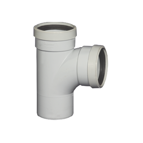 110 X 75 mm SWR Drainage Reducing Swept Tee with Door (RxRxSpg Socket Type)