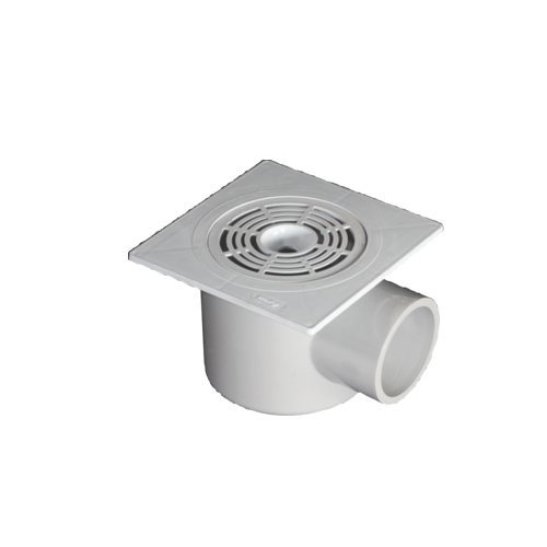 110 X 75 mm SWR Drainage Plain Floor Trap without Top Tile (SxSpg Socket Type) NP1SPTFT004L