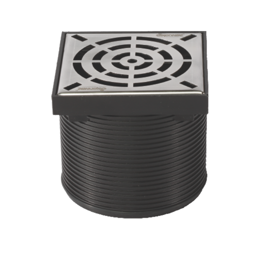 110 mm SWR Drainage Extension Piece with S.S Grating Cover (Spg Socket Type) NP3SRREP110B