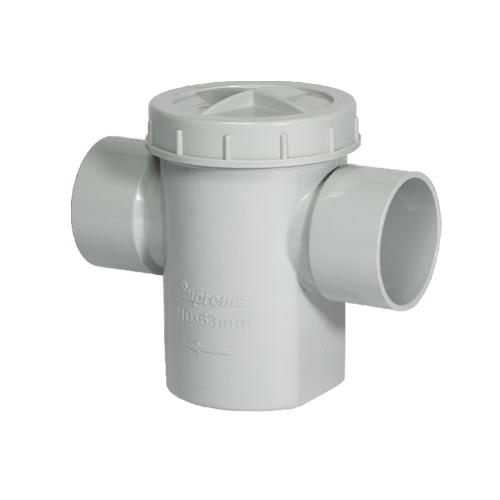 110 X 63 mm SWR Drainage Kitchen Line Trap (SxS Socket Type) NP1SPTKT063L