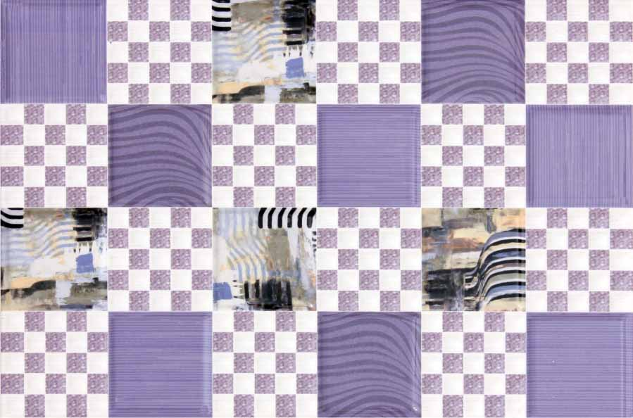 250 X 375 mm Santel HL Ceramic Wall Tile T811027HA - Glossy Finish