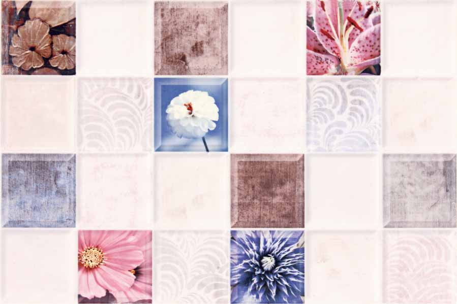 250 X 375 mm Saxan HL Ceramic Wall Tile T811029HA - Glossy Finish