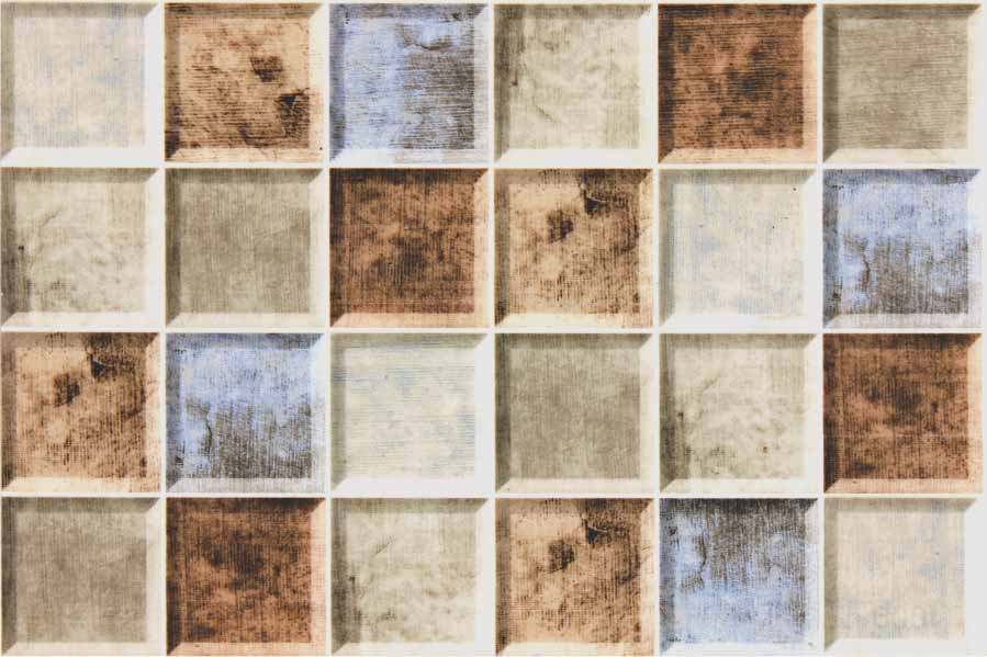 250 X 375 mm Saxan DK Ceramic Wall Tile T811029DA - Glossy Finish