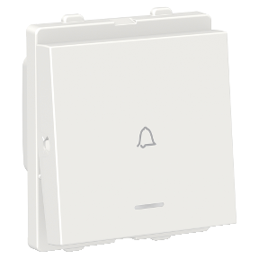 6A 2 Module Bell Push Switch with Indicator White CPX6BPL2M_WE