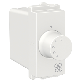 1 Module 4-Step Fan Regulator White CPX4STFAN1M_WE