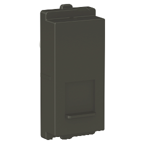 1 Module RJ11 Telephone Outlet with Shutter Grey CPXRJ11_1M_GY