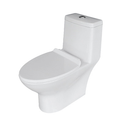 Dome S Trap (22 cm) One Piece Water Closet Star White 92545 (Italian Collection)
