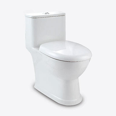 Flora One Piece Water Closet Star White 20107