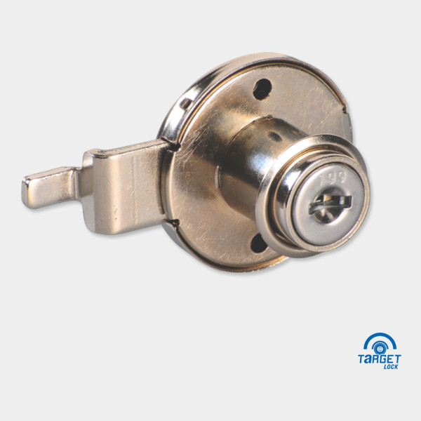 Multi Purpose Lock - Round Cranked - Nickel Plated – E-MPL1C-22