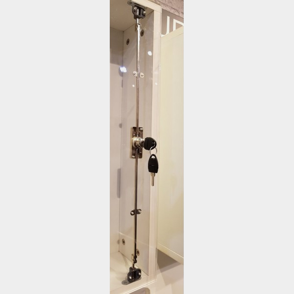 Overlay Attachment Kit for Wardrobe Lock and Storage Lock - 2 Point - Nickel Plated – OAK-1 (Set)