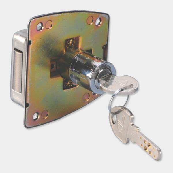 35 mm SecuRite Cupboard Lock with Dimple Keys - Brushed Steel – P-SRC-35D