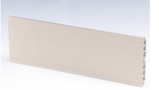 100 mm PVC Skirting (3.65 Metre) - Glossy Chrome Finish - PVCSE 10GC 3