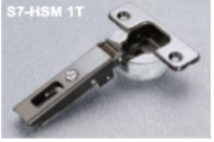 Titanium Silentia 110 - Half Overlay With Mounting Plate (S-MP4T) - Titanium Finish - S7-HSM 2T (Set of 2 pcs)