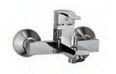 Single Lever Wall Mixer with Provision of Hand Shower but without Hand Shower Chrome Finish - DRC-CHR-37119