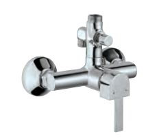 Single Lever Exposed Shower Mixer with Provision for Connection to Exposed Shower Pipe Chrome Finish - DRC-CHR-37145