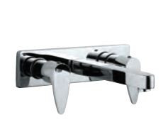 Two Concealed Stop Cocks with Basin Spout Quarter Turn Chrome Finish - VGP-CHR-81433