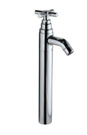 Pillar Cock with 200 mm Extension Body Quarter Turn Chrome Finish - SOL-CHR-6021