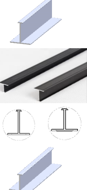 25 mm Aluminium Profile for Wardrobe Sliding Partition (3 Meter) - Anodized Silver Finish - WSP-25-3M-AS