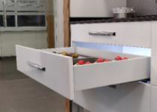 120 x 450 mm Pro-motion Drawer System 120 - SLIM2 - White - PMDS2 45 (S2) (WH) (Set)