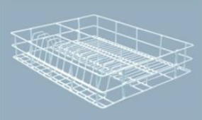 444 mm x 505 mm x 100 mm Right Angle Cup and Saucer Kitchen
Basket for Undermount Slide - SS 304 - RA-UMS 17-20-4 CS
