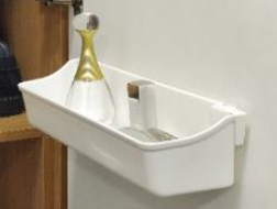 350 mm x 180 mm x 92mm Shelf Tray (set of 2) - White Finish - ST288